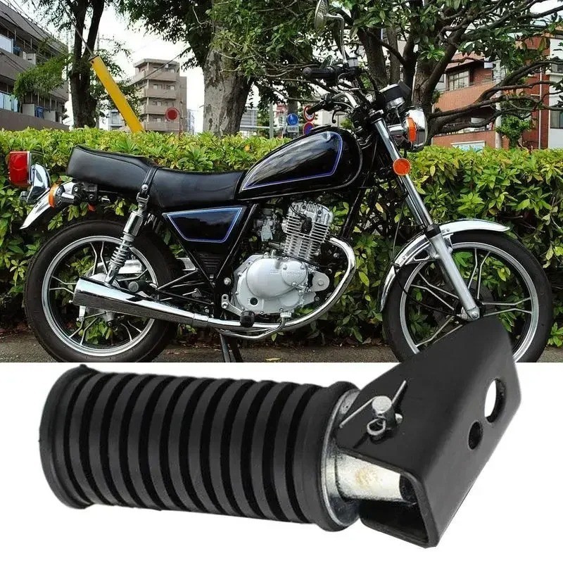Motorcycle Pit Dirt Bike Folding Foot Pegs Rear Set Pedals Passenger Footrest