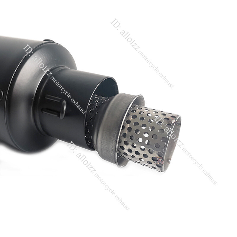 60.5mm Universal Exhaust Pipe Silencer DB Killer Baffles Reduce Noise Removable