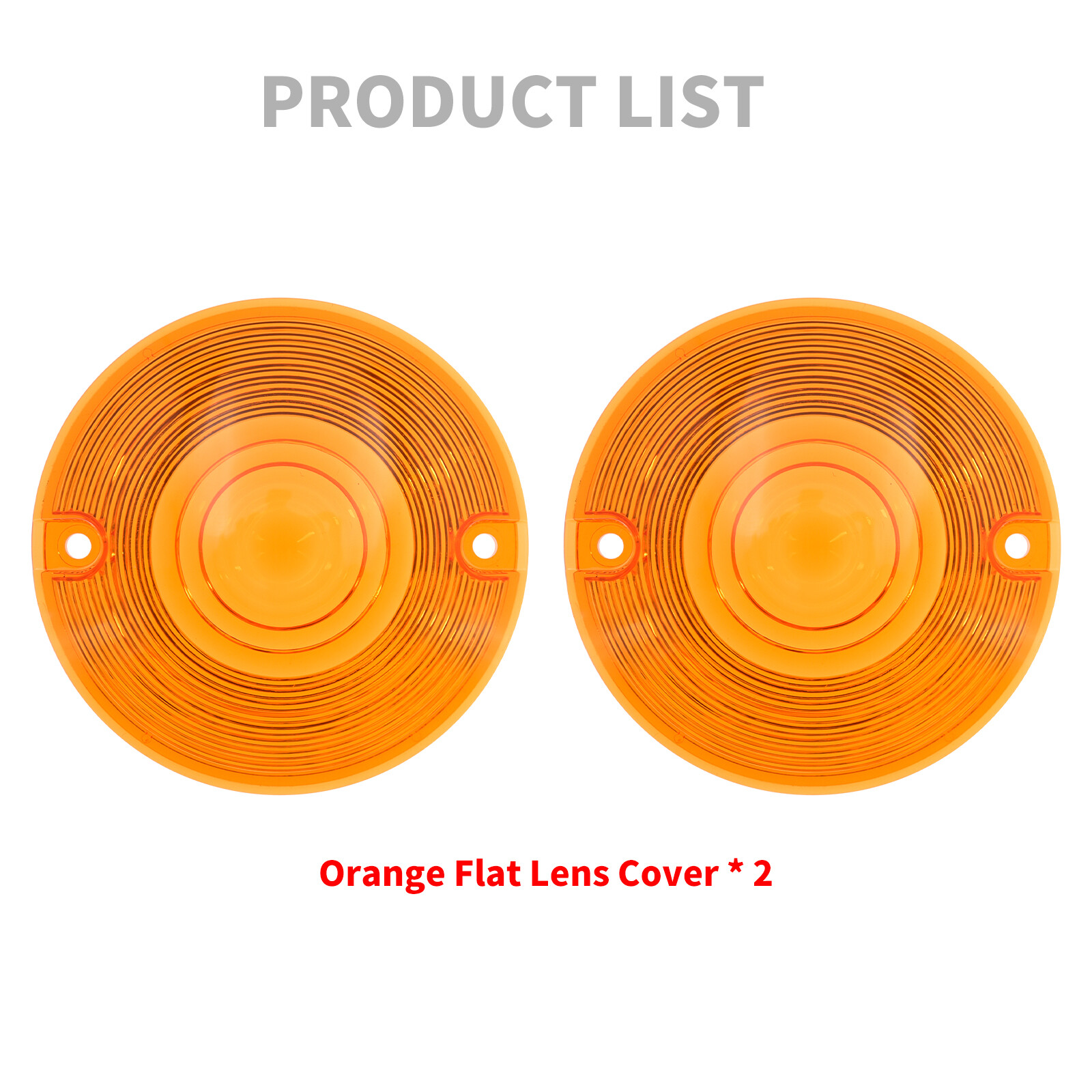 Amber Yellow Turn Signal Light Lens Cover For Harley Heritage Softail 1986-2023