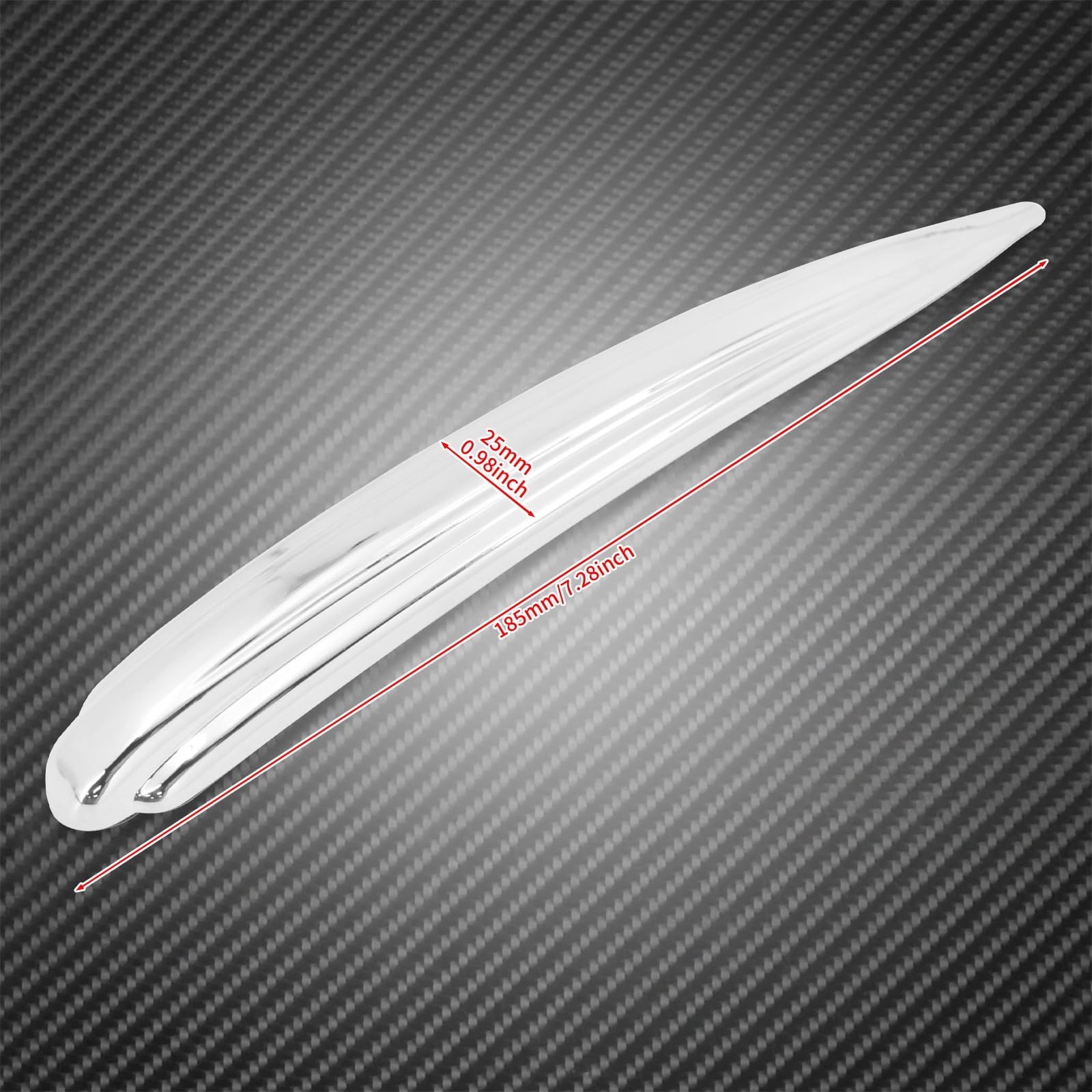 Chrome Front Fender Trim Accent for Harley Touring Road King Electra Glide Trike