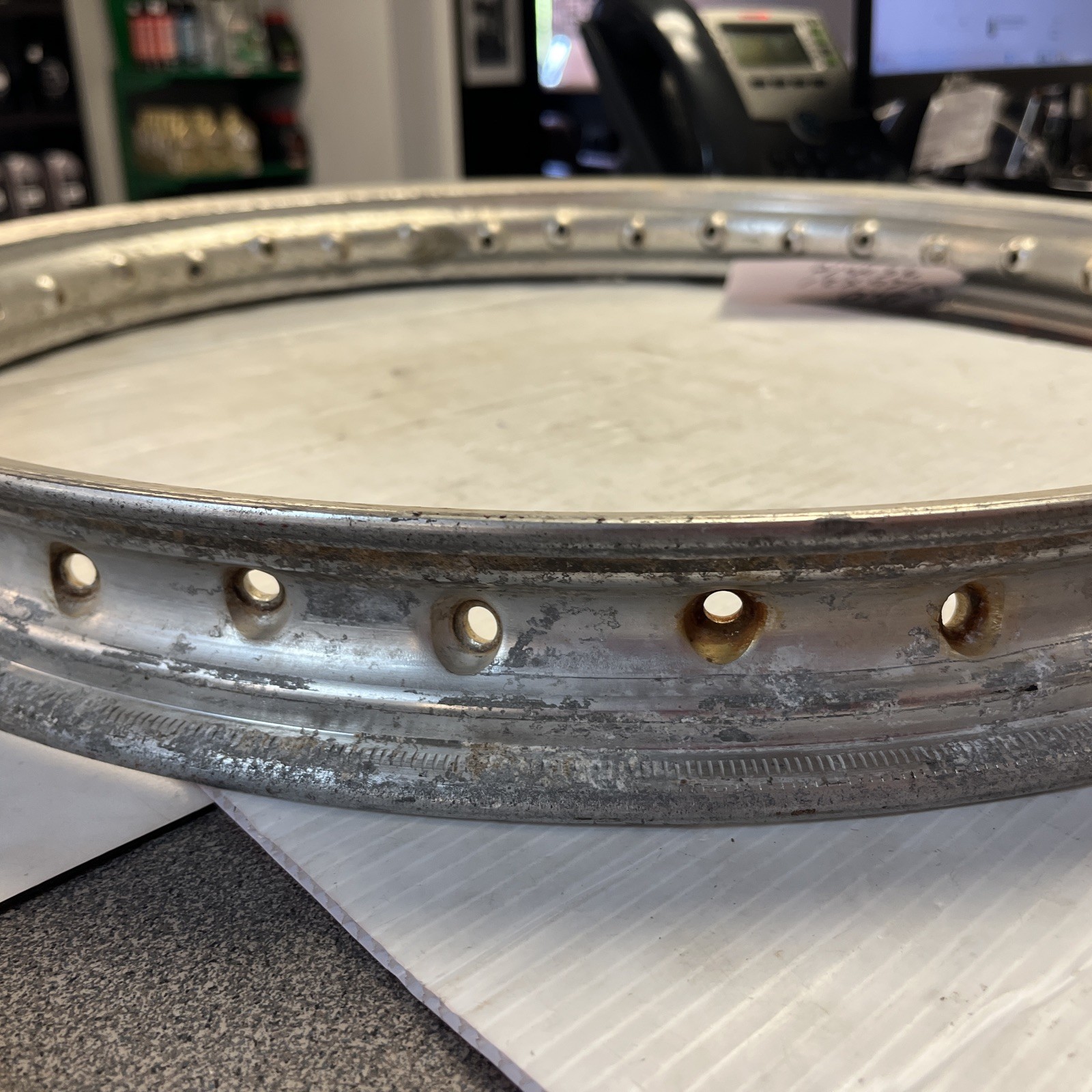 DID 1.60” x 21” 36 HOLE ALLUMINUM MOTORCYCLE RIM