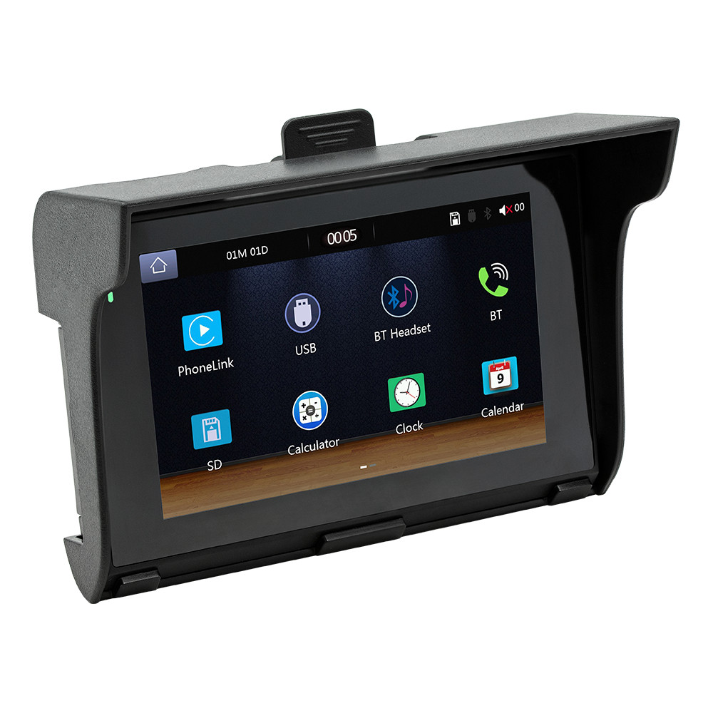 Wireless For APPLE Carplay Android Auto Motorcycle GPS Navigator 5in Navigation