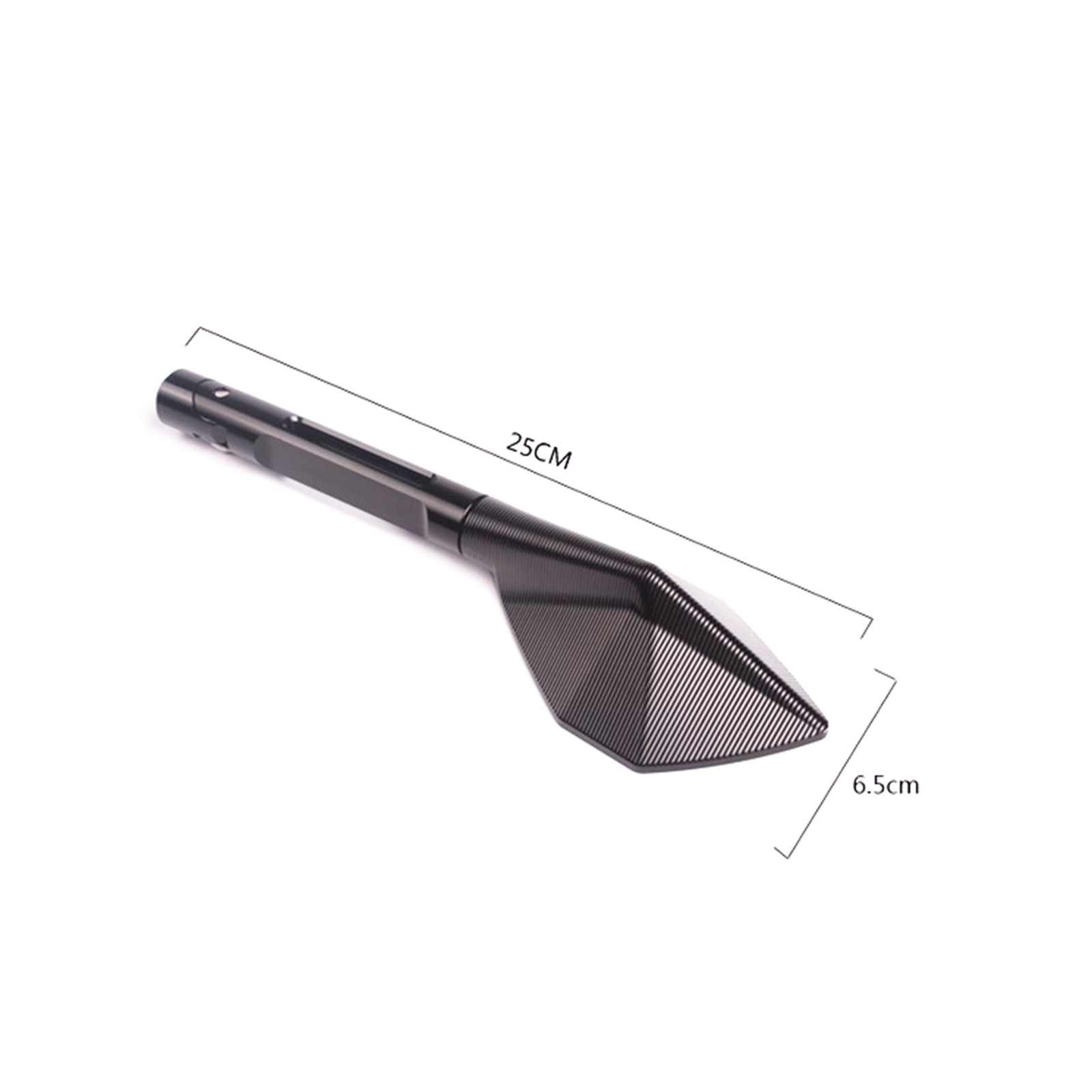 2x Universal CNC Alloy Motorcycle Rear view Aluminum Billet Mirrors 8mm 10mm