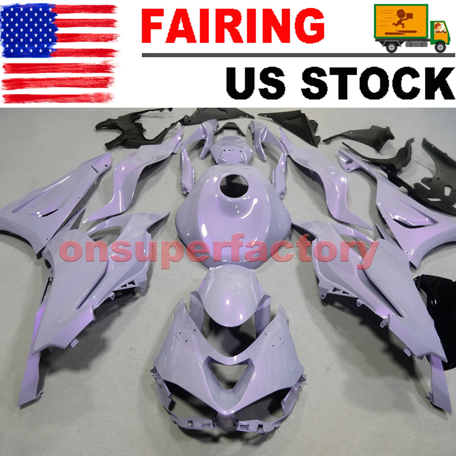 Chameleon Gray Purple Fairing Kit For Kawasaki Ninja ZX6R ZX-6R 2024 2025 2026