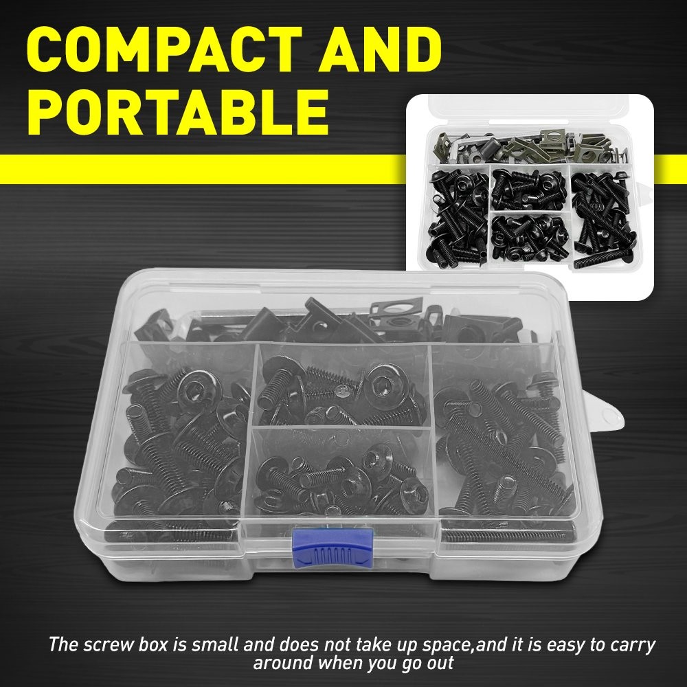 Complete Fairing Bolt Kit Body Screw Fit Yamaha YZF R6 R1 R6S YZF600R FZ6/R 155X