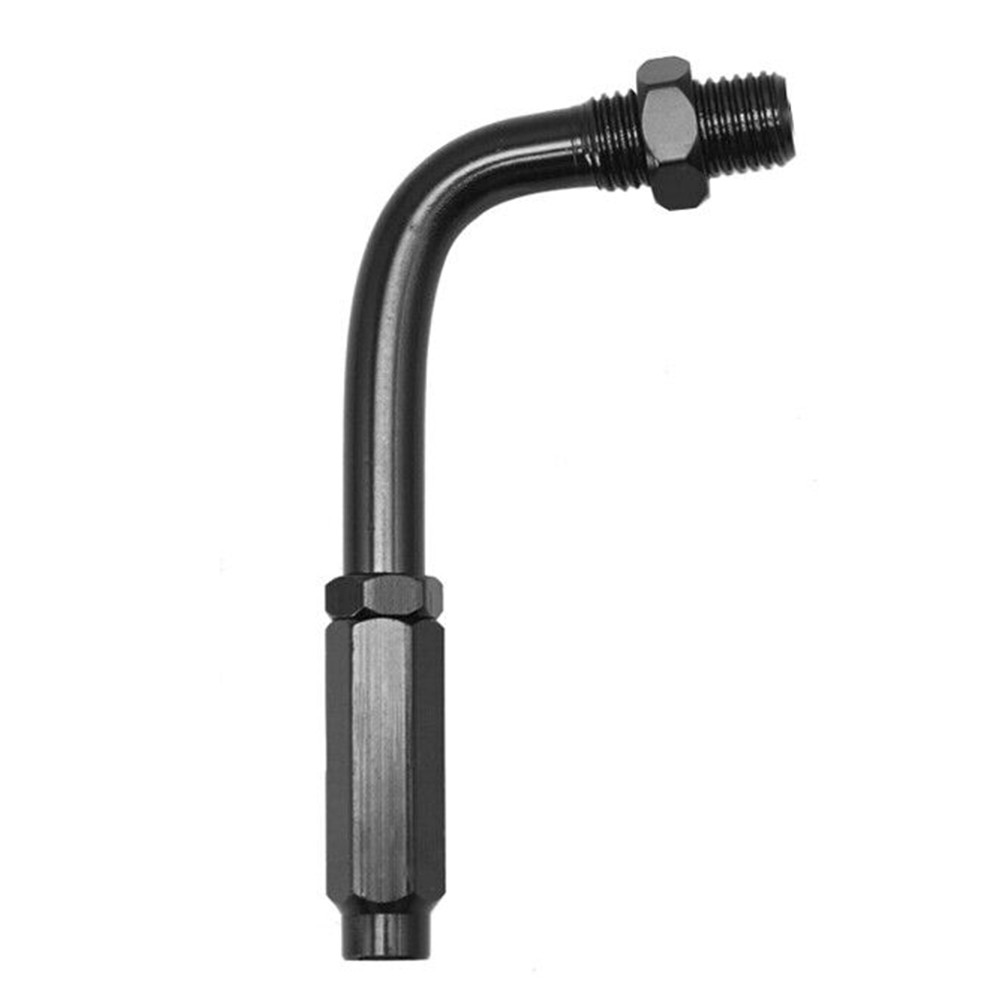 90 Degree Throttle Cable Adjuster Bendy Cable Guide Motorcycle Aluminum Black