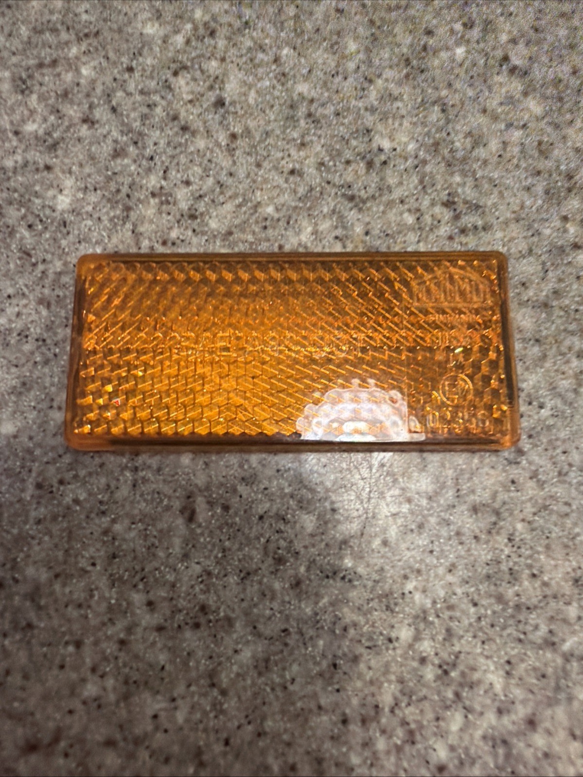 Genuine New Talmu Orange Reflector P/N SAE A89 DOT / 02356 For Motorcycles