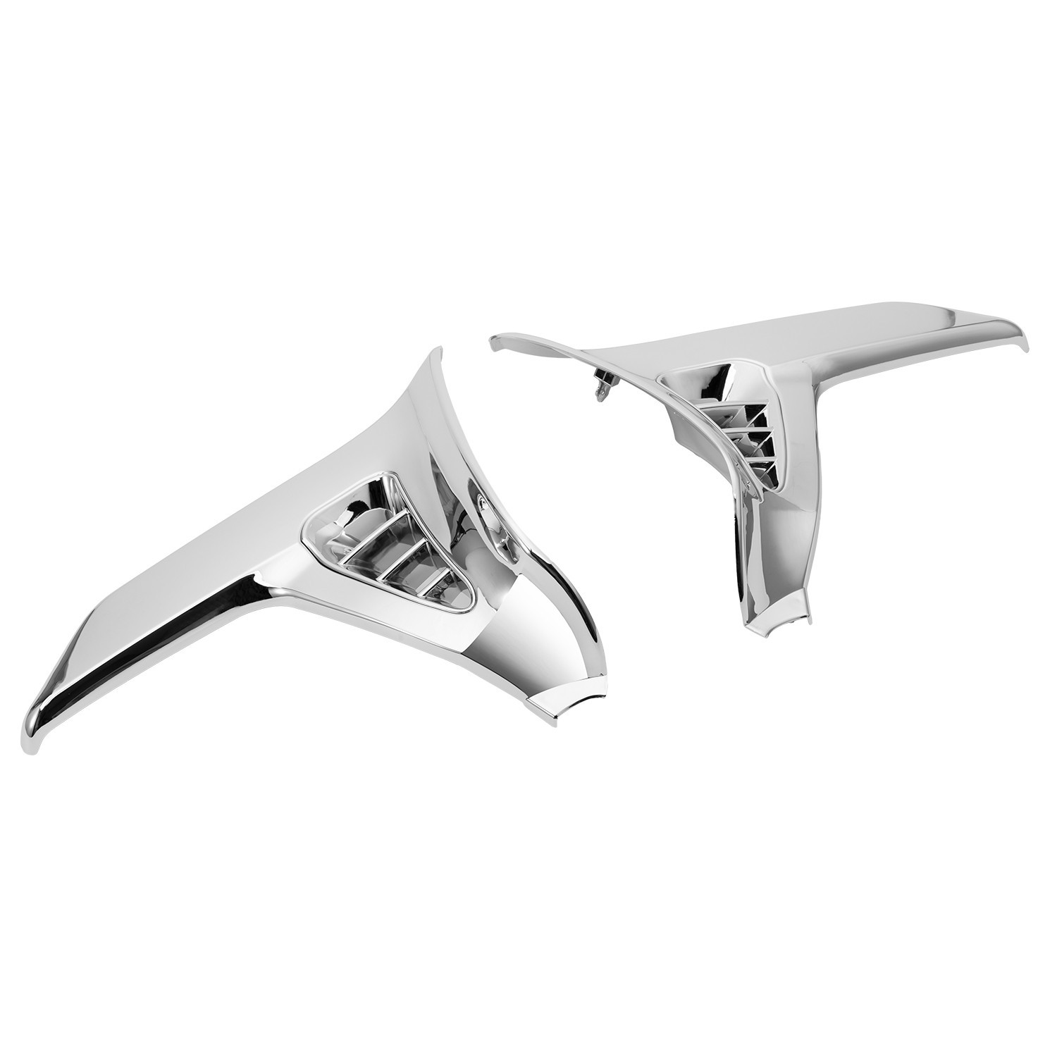 Left&Right Side Fairing Trim Cover Fit For 2001-2011 Honda Goldwing 1800 GL1800