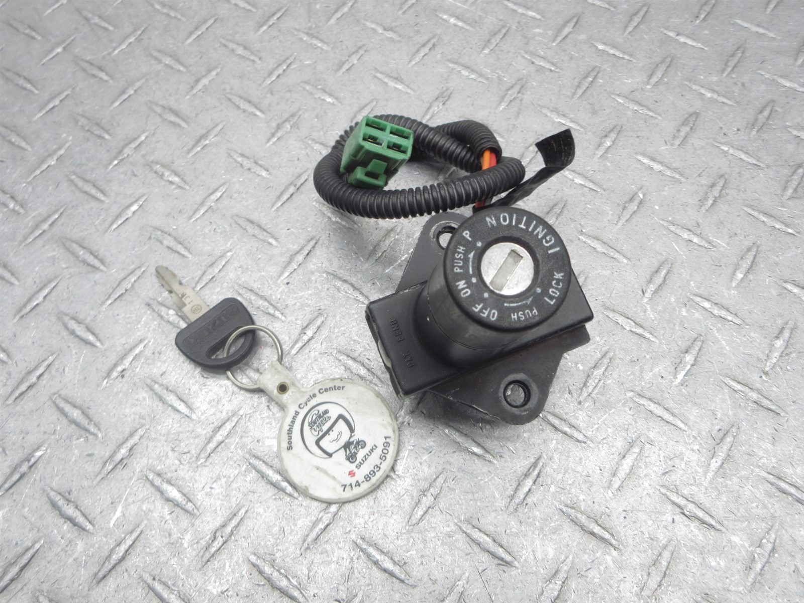 1988 88 Suzuki GSX1100 Ignition Switch Key Matching Oem