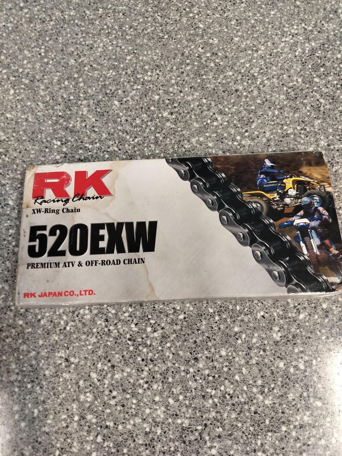RK Racing Chain 520EXW-107 XW-Ring Chain – 106 Links – New Sealed