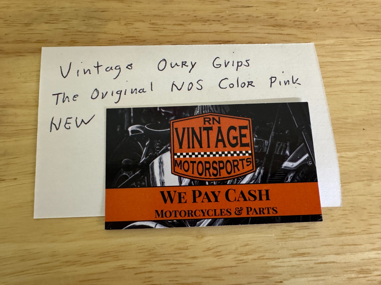 Vintage NOS Oury Grips The Original Color Pink New