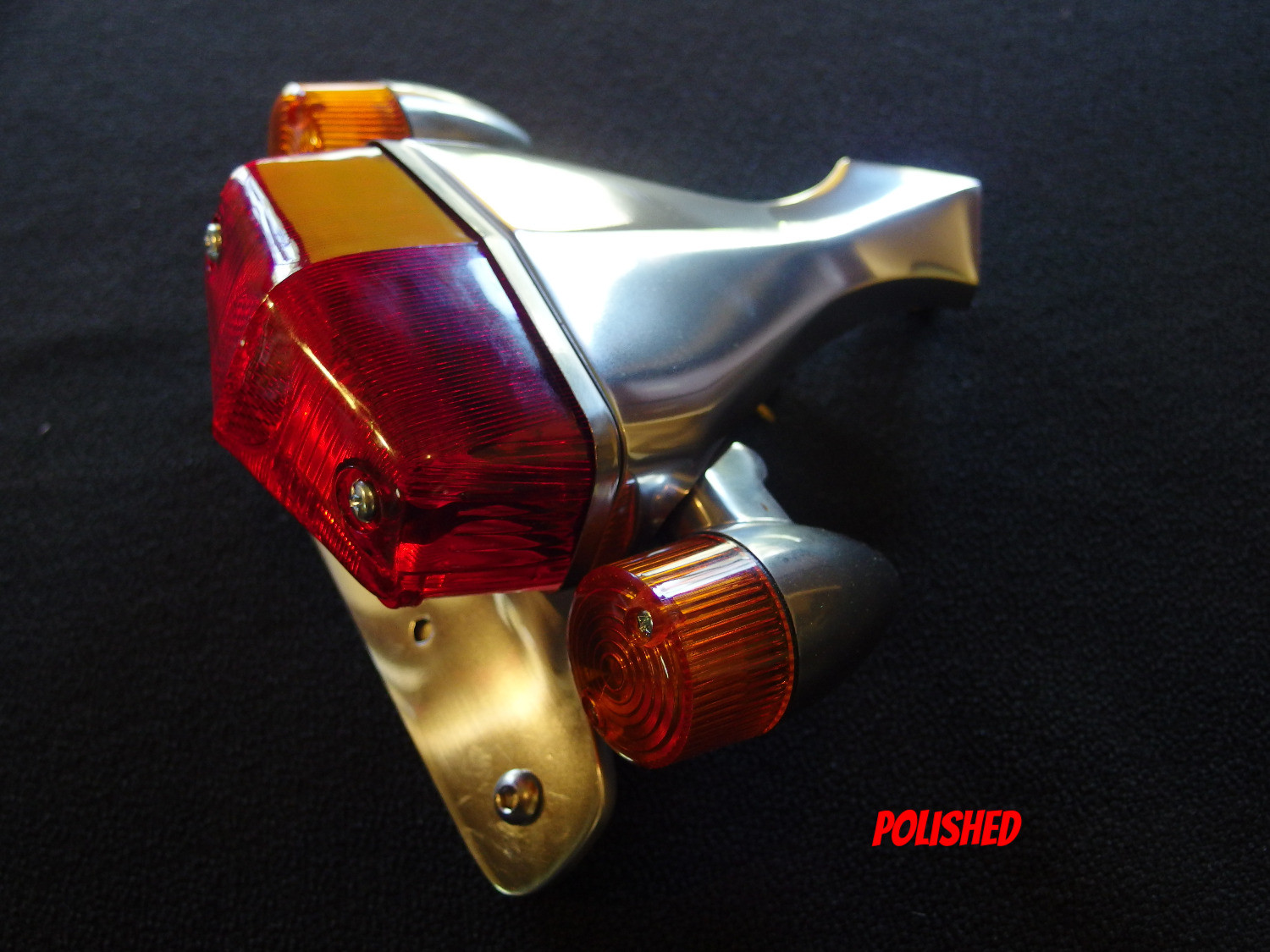 TRIUMPH T120 T100 BONNEVILLE TAIL LIGHT /TURN SIGNAL TIDY BOLT ON KIT CAFE RACER