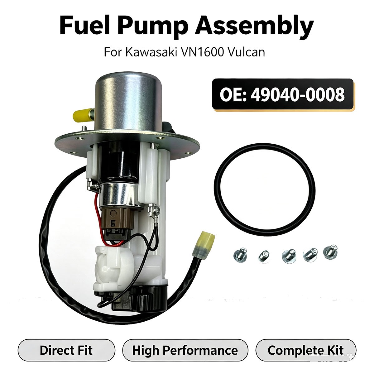 49040-0008 Fuel Pump Assembly For Kawasaki VN1600 Vulcan Nomad Petrol 2005-2008