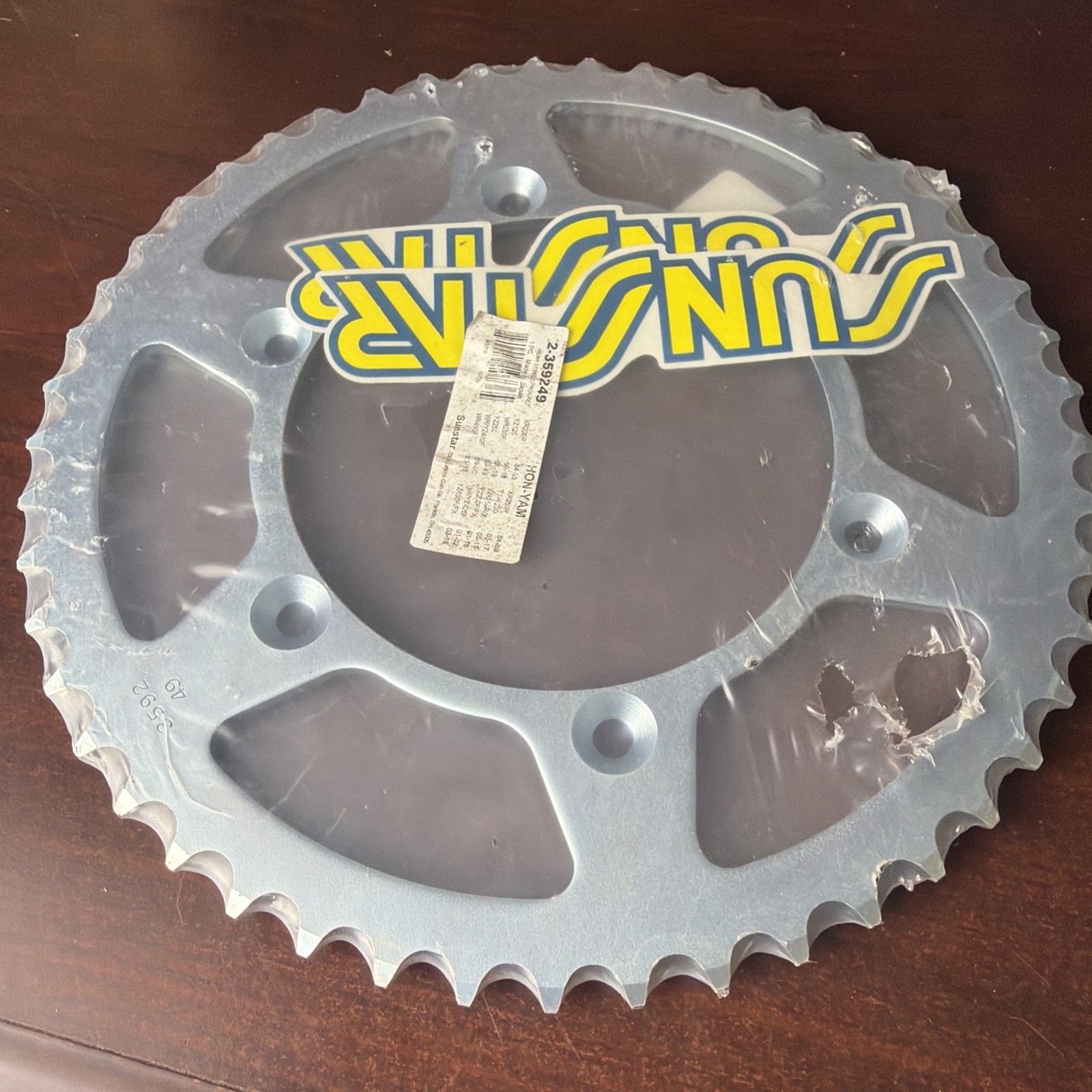 Sunstar – 2-359249 – Steel Rear Sprocket, 49 Tooth