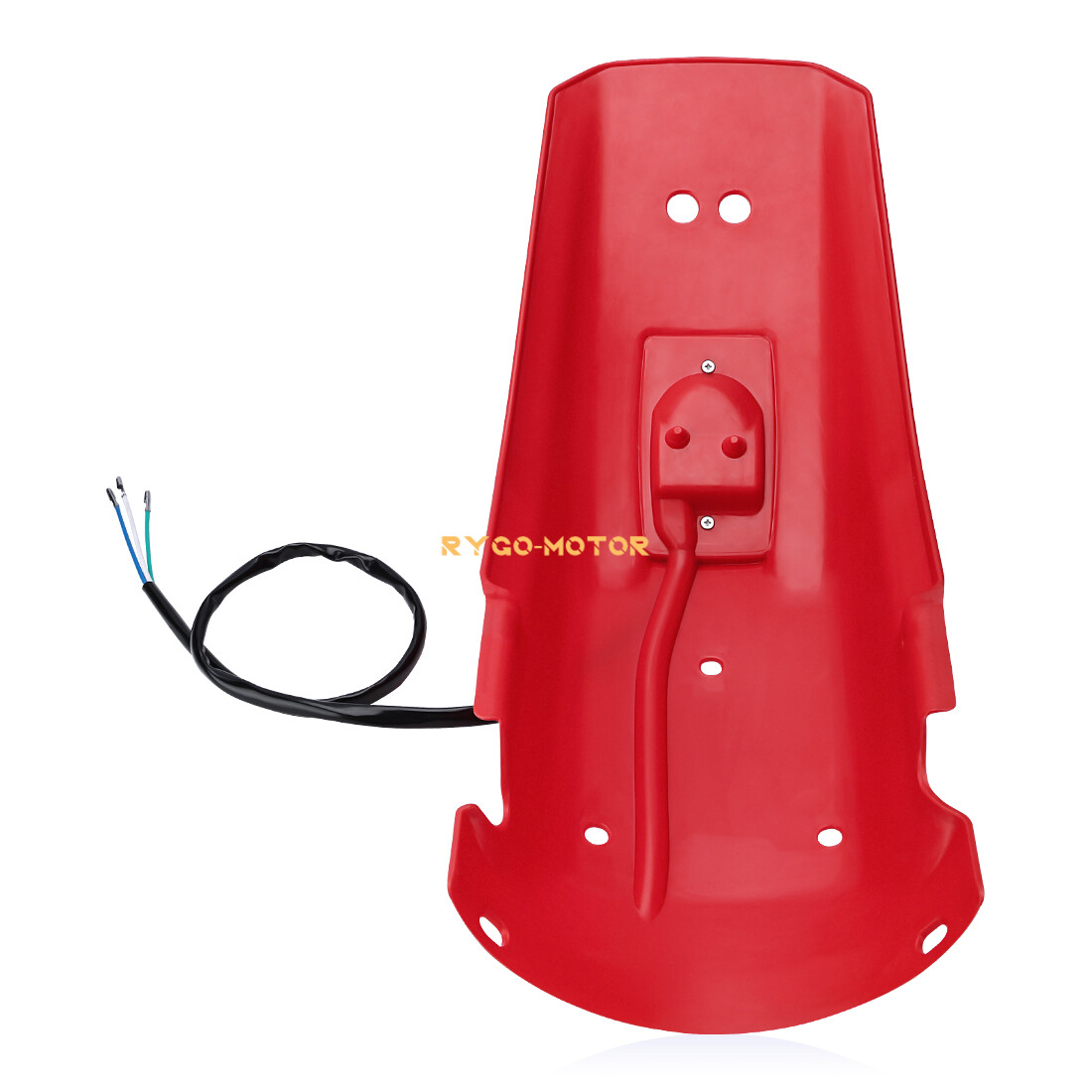 Red Rear Fender Guard w/ Taillight For Honda XR250R 1986-1995 / XR600R 1985-2000