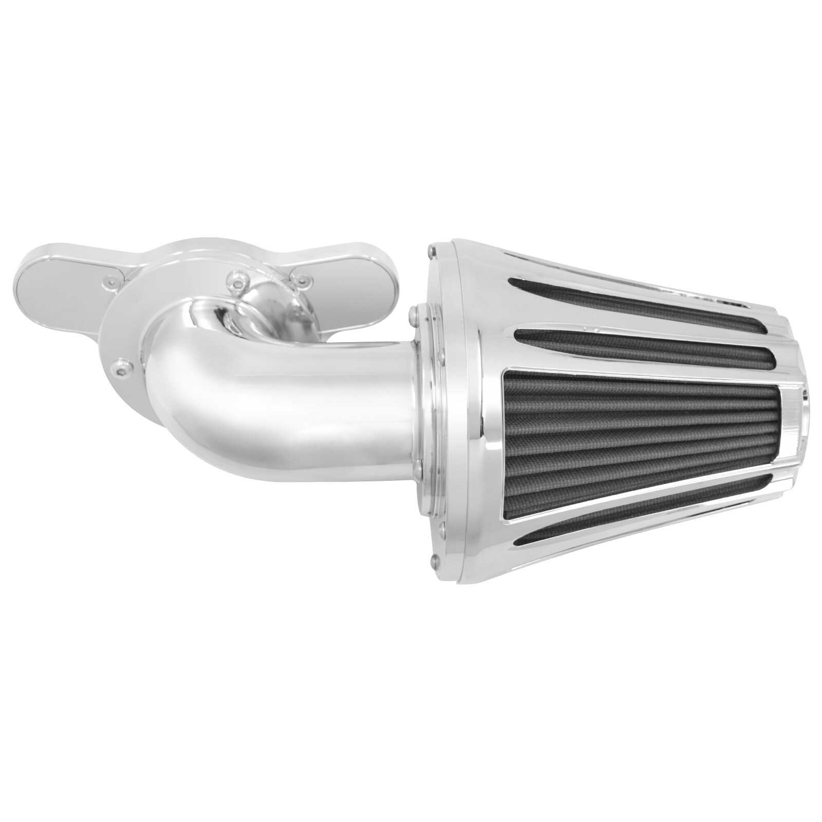 Grey Cone Filter Chrome Air Cleaner Kit For Sportster XL 1200XL 883XL 2004-22