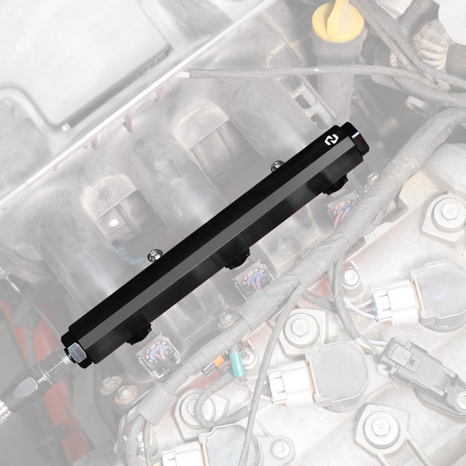 NICECNC Racing Billet Fuel Rail Aluminum For Can-Am Maverick X3 2017-2023 Black