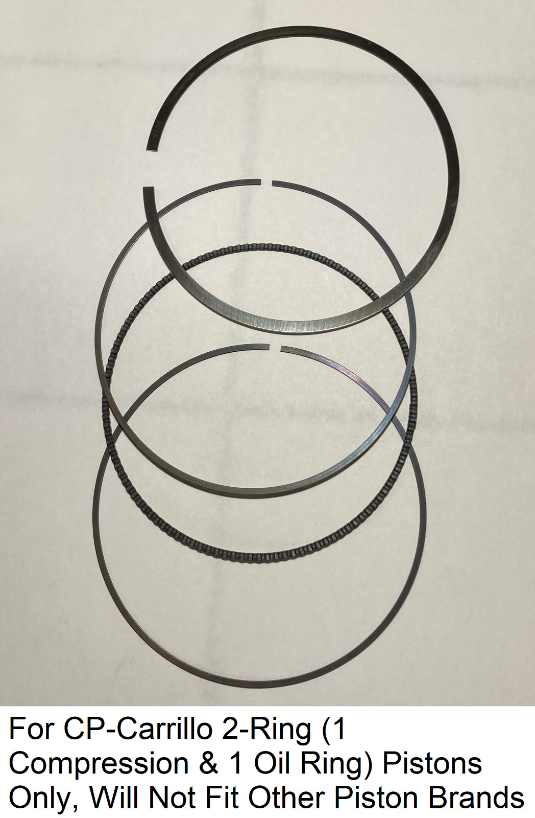 13-22 Husqvarna FC250 78mm Bore CP-Carrillo Piston 2-Ring Pack CP7800C