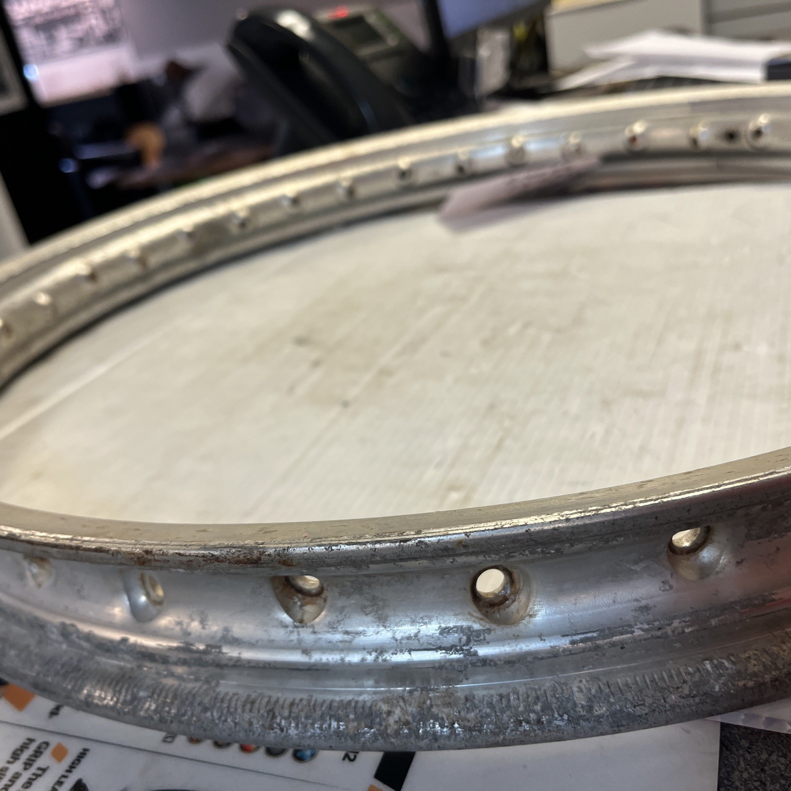DID 1.60” x 21” 36 HOLE ALLUMINUM MOTORCYCLE RIM