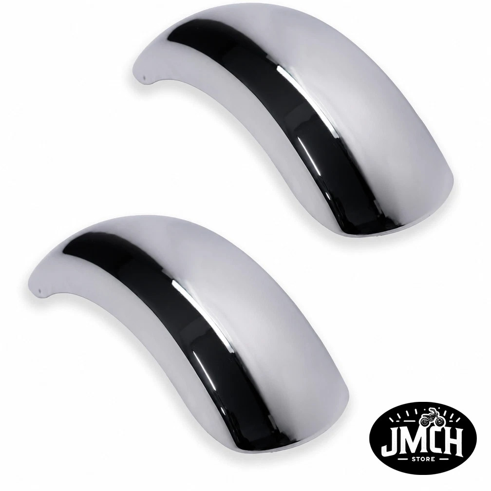 JMCH 2 Chrome Mini Bike Fenders for Mega Moto MMB80 Baja DB30 CT100U CC100X