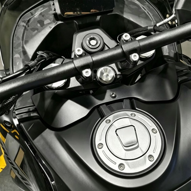 Mounting Hole Wind Deflector Panel, Black PETG Road Accessory Part