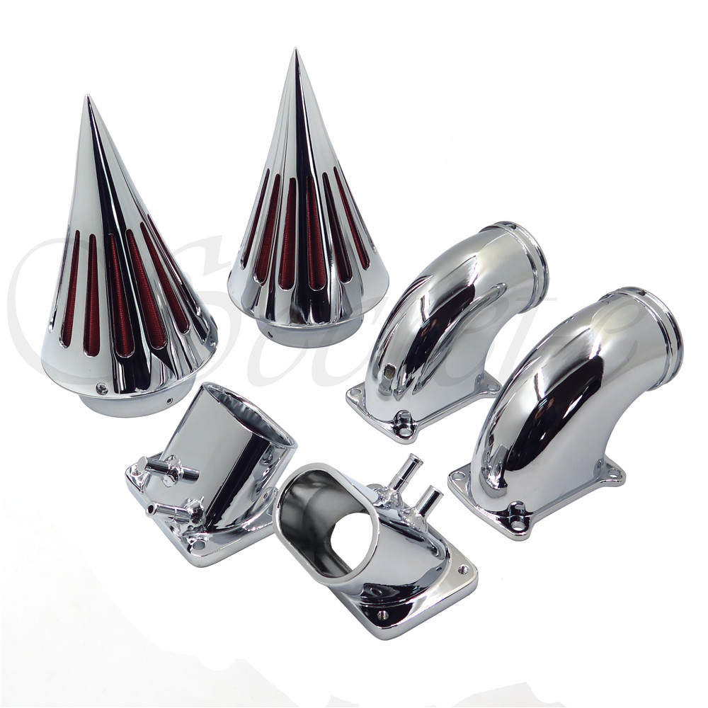 Cone Spike Air Cleaner Kit Intake Filter For Suzuki Boulevard M109 (All Year)Chr
