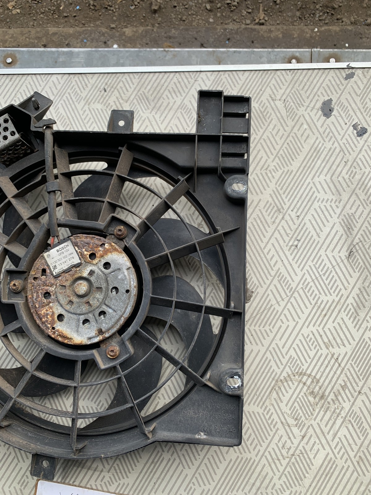 Vauxhall Astra H 2005 1.3 Diesel Cooling Fan 0130303975