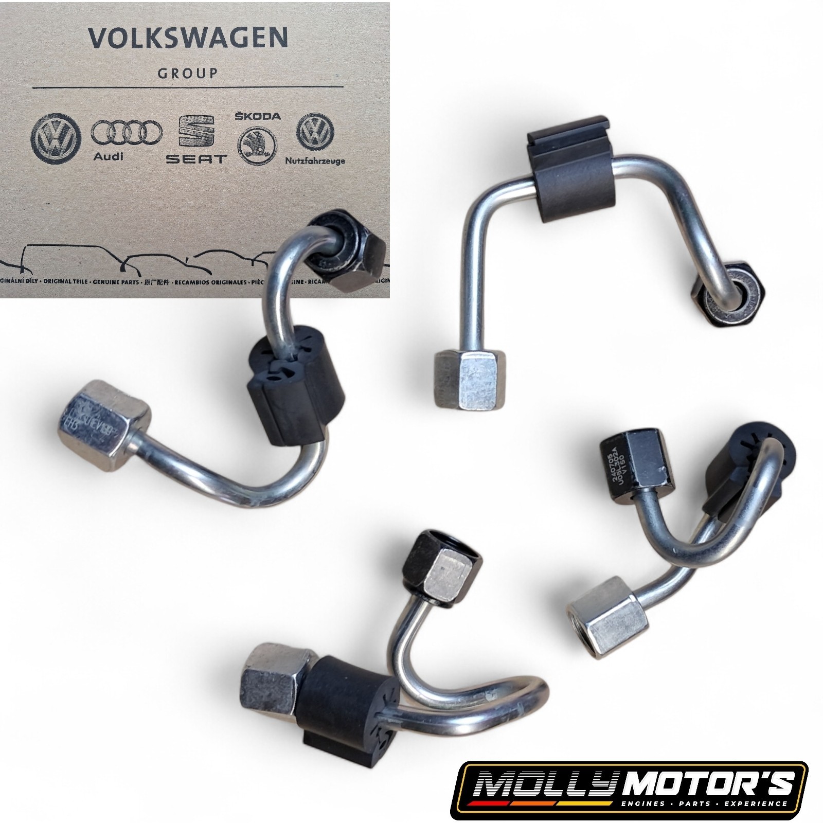 Original Pipe Set VW Audi Seat Skoda Cupa 2.0 TDI 05L130301 /2A /3 /4 NEW!!
