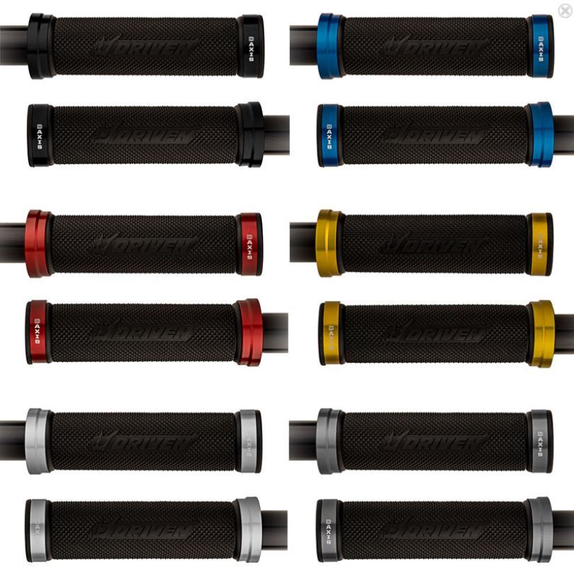 DRIVEN D-AXIS ALLOY GRIPS – APRILIA DUCATI HONDA SUZUKI YAMAHA KAWASAKI