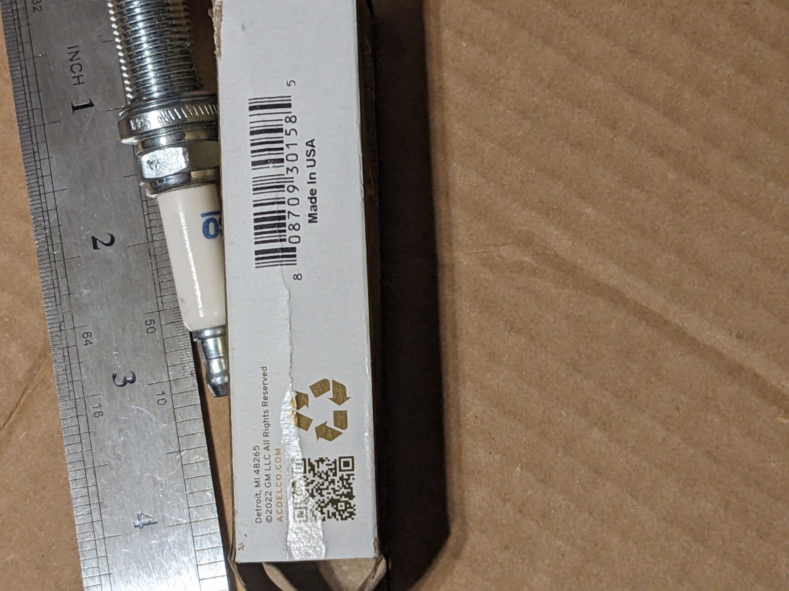 AC Delco Gold 21 Rapid Fire Spark Plug Copper Core 1 Sp-Plug OE / OEM 19323046