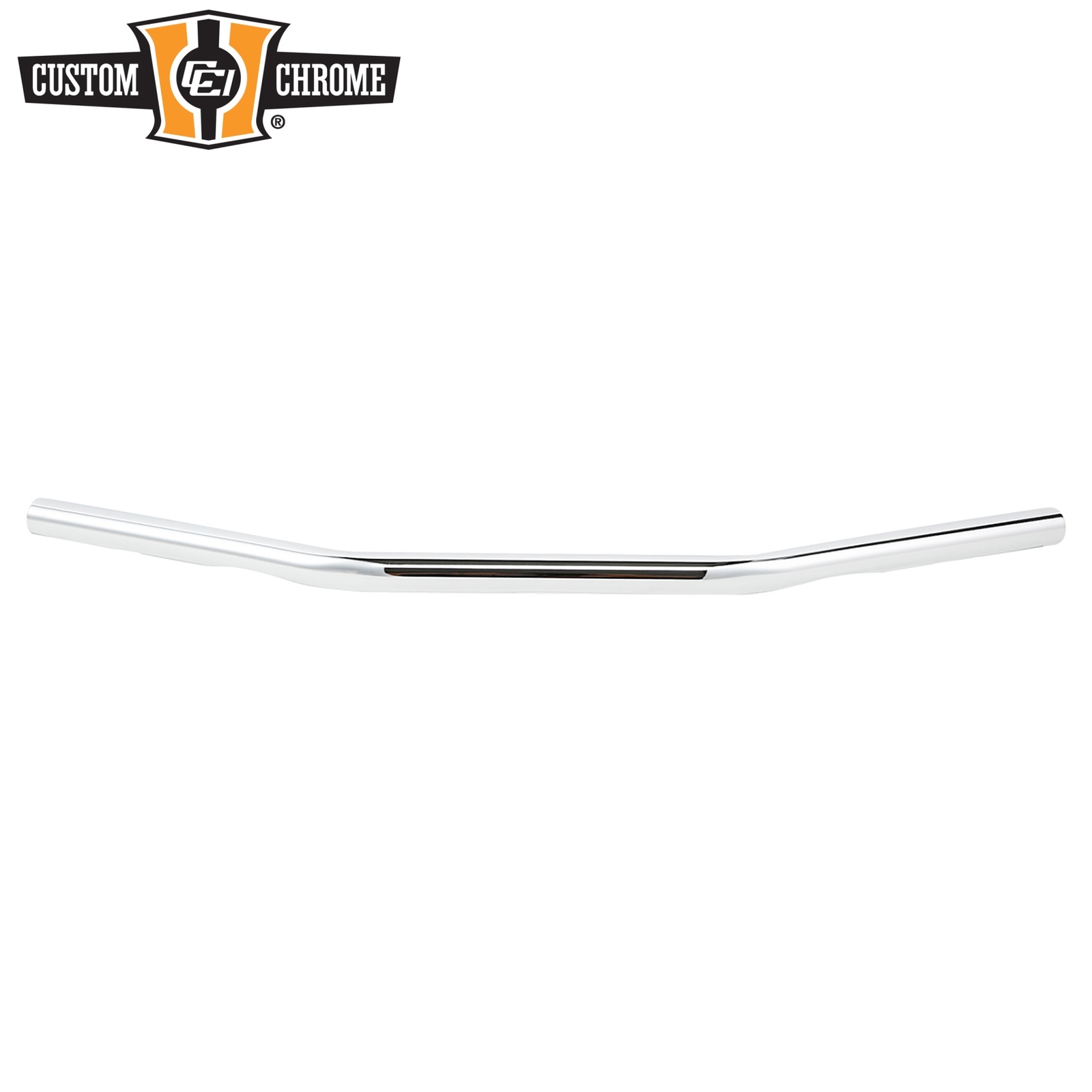 Chrome 1”Steel 26″Wide Low Handlebars Fits For Harley 1982-up w/ Wiring Recess