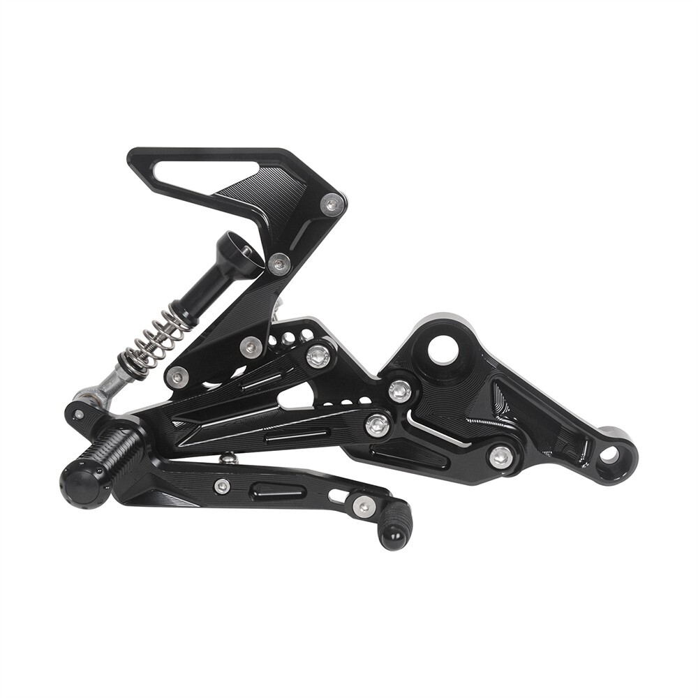 For APPILIA RS660 Tuono 660 Billet Adjustable Rearset Modify Control Black