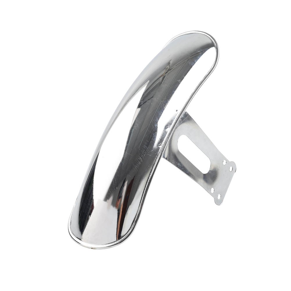 Motorcycle Retro Front Fender Protector Metal Mudguard Chrome For Honda CG125