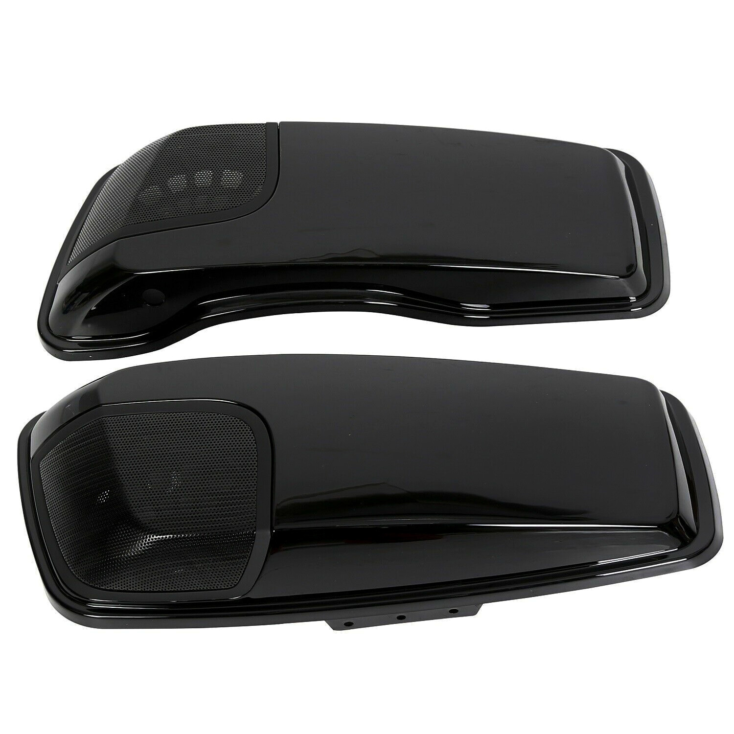 Saddlebag Lids Speaker 5×7 Cutouts For Harley Touring Road King Glide 2014-2024