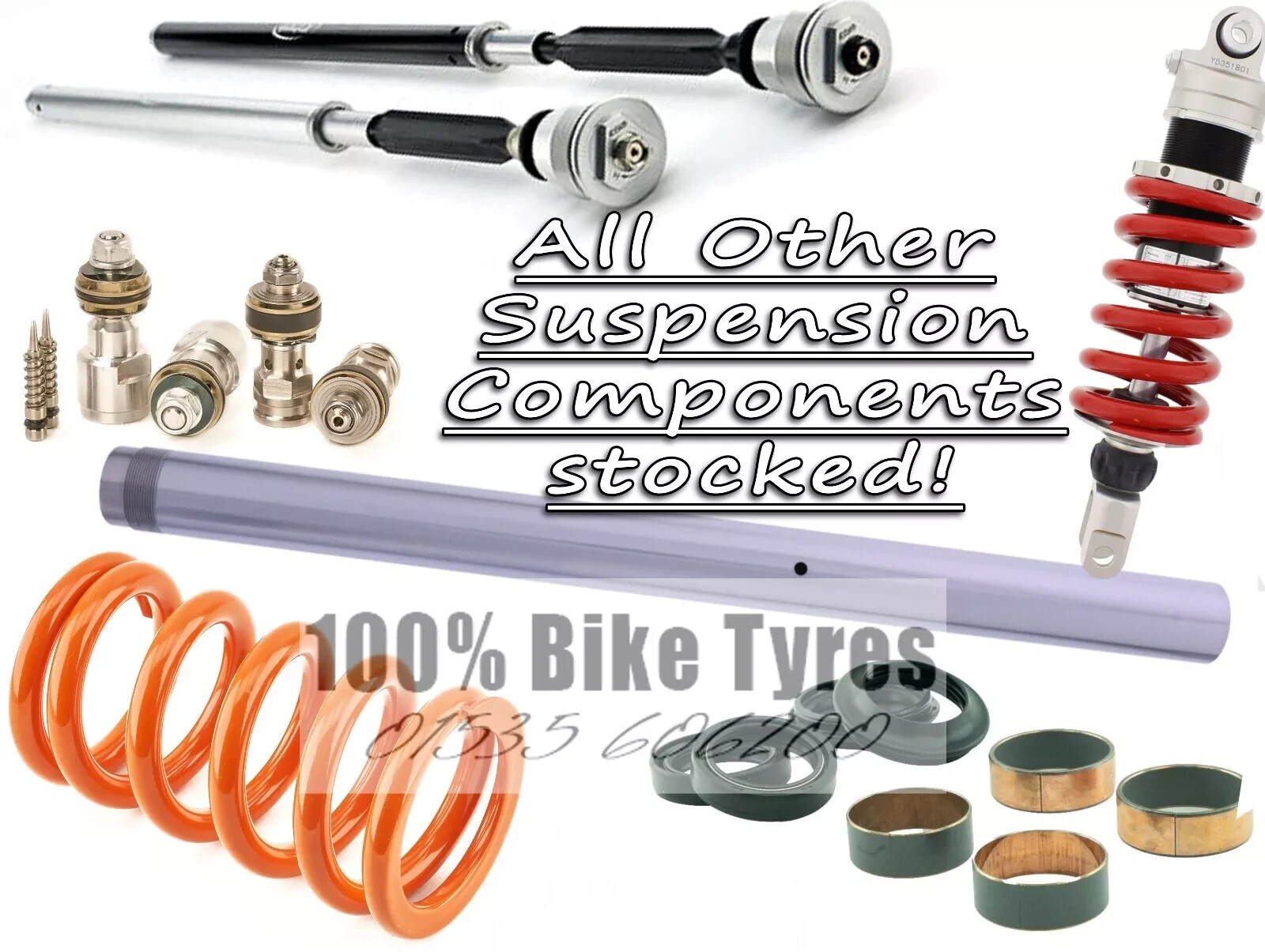 Honda CRF300 RALLY / L 2021-2024 YSS Shock Absorber K-Tech Fork Spring & Oil Kit