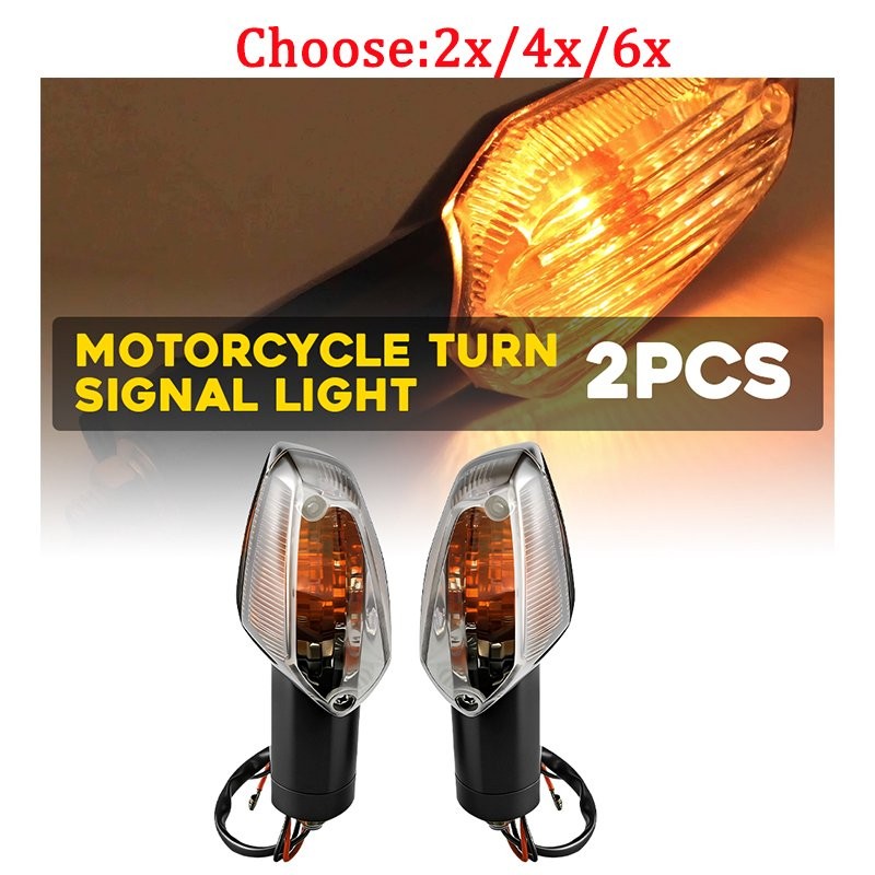 Front Rear Turn Signal Lights Fit Honda CBR250R CBR300R CB300F CB300F 2015 2-6X