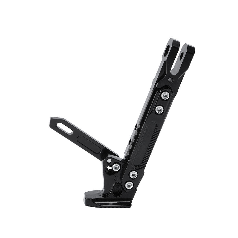 Universal Aluminum Alloy Adjustable Kickstand Foot Side Stand For Motorcycle