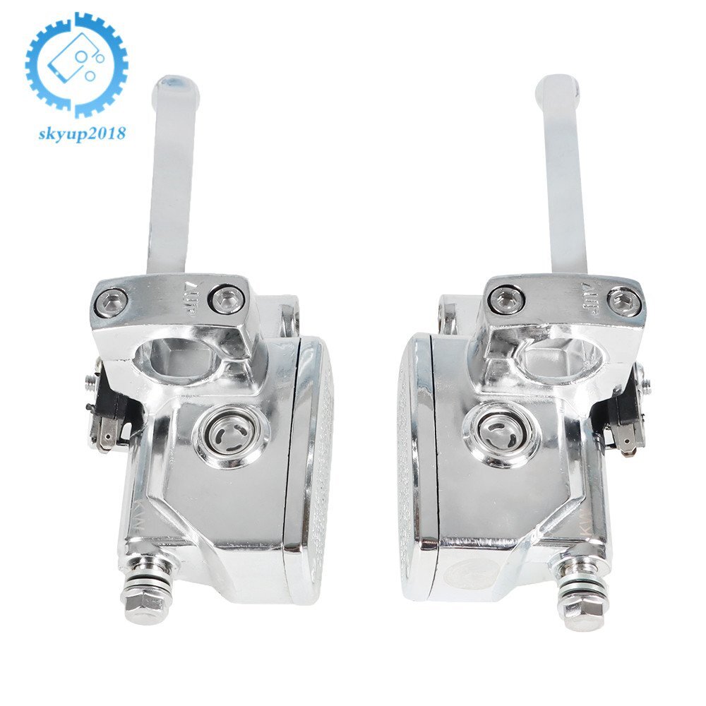 1″ 25mm Handlebar Brake Clutch Master Cylinder Reservoir Levers L&R For Honda