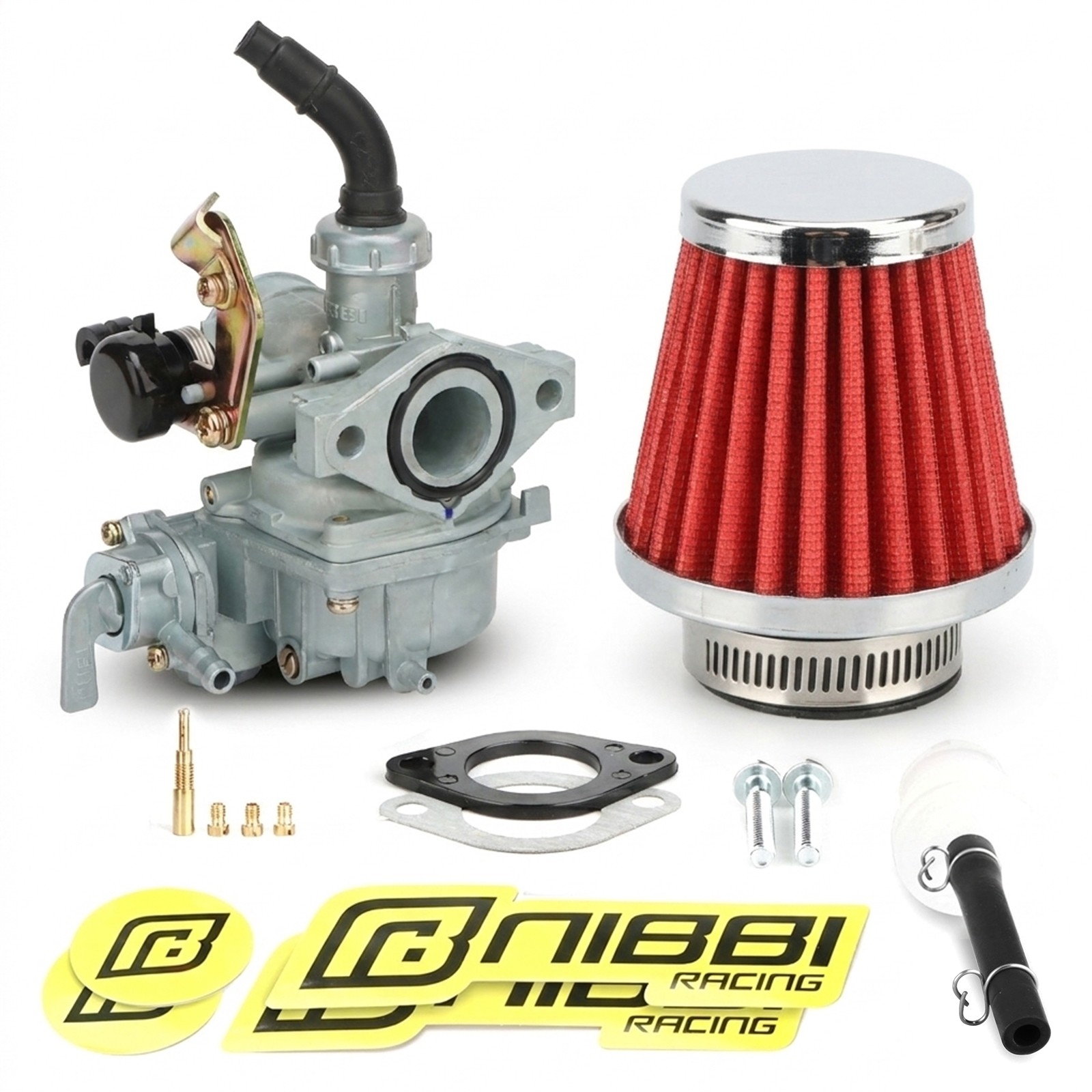 NIBBI PZ19 19mm Carburetor 49cc 70cc 90cc 100cc 110cc 125cc ATV Dir Pit Bike SSR