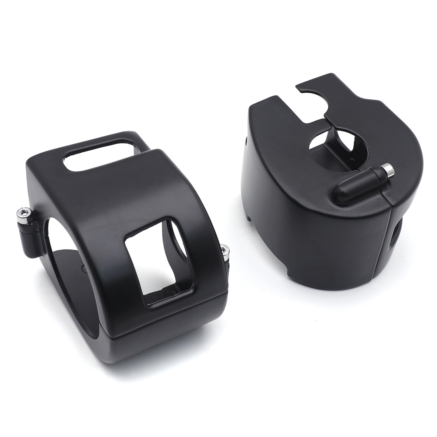 Black Switch Housing Cover For Yamaha V-Star XVS 650 Classic Kawasaki Vulcan 160