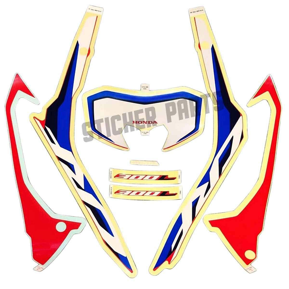 FOR HONDA CRF300 CRF300L 2021-2025 STICKER DECAL SET FAIRING BODY LED HEDLIGHT