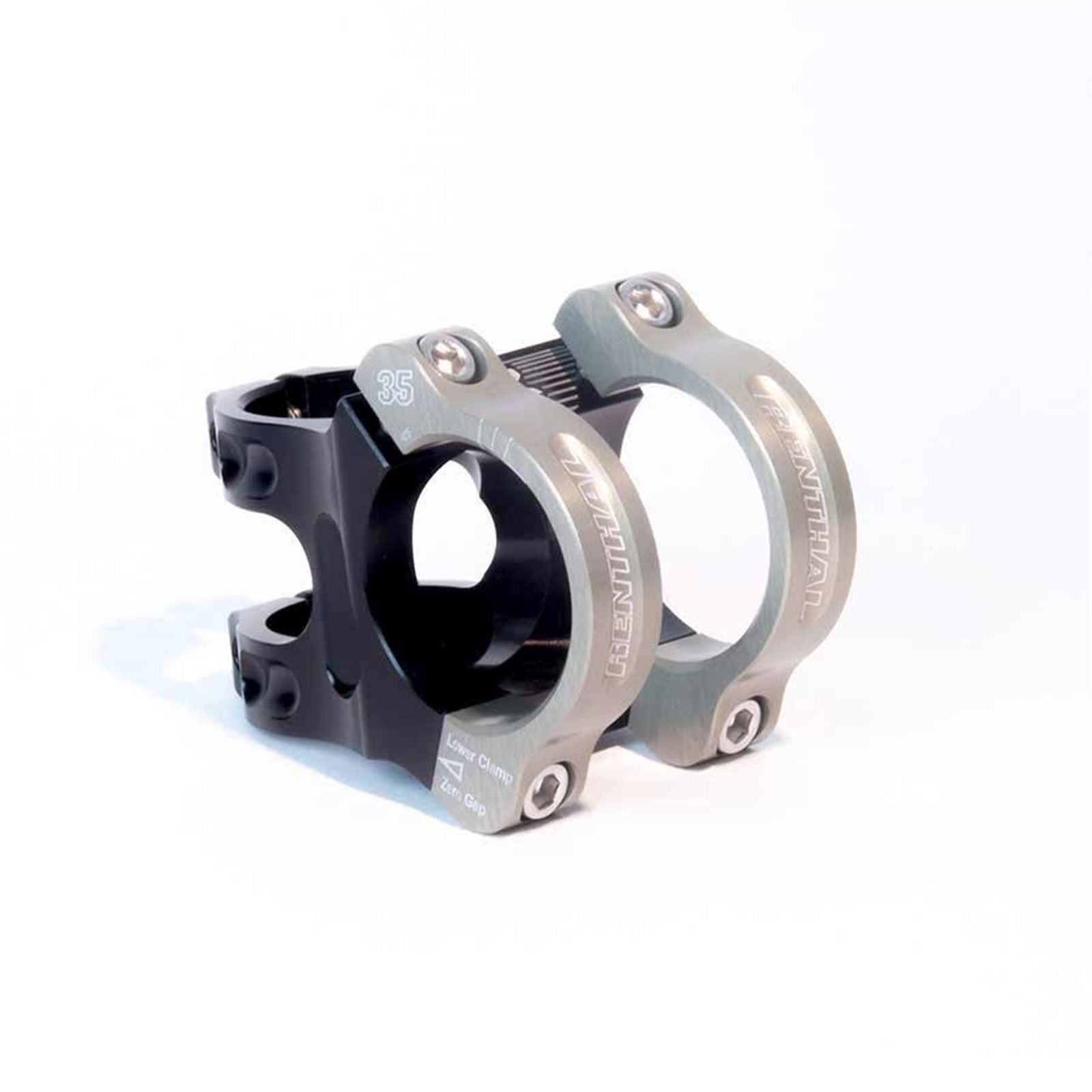 Renthal Apex 35 Stem Clamp: 35mm L: 40mm – Black/Gold STM118-BKAG