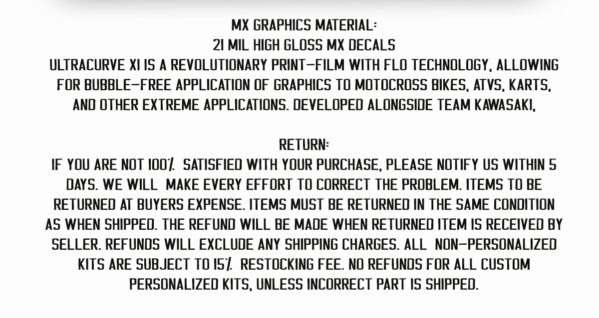 2010 2011 2012 2013 2014 2015 2018 2019-2022 KAWASAKI KLX 110 RETRO GRAPHICS KIT