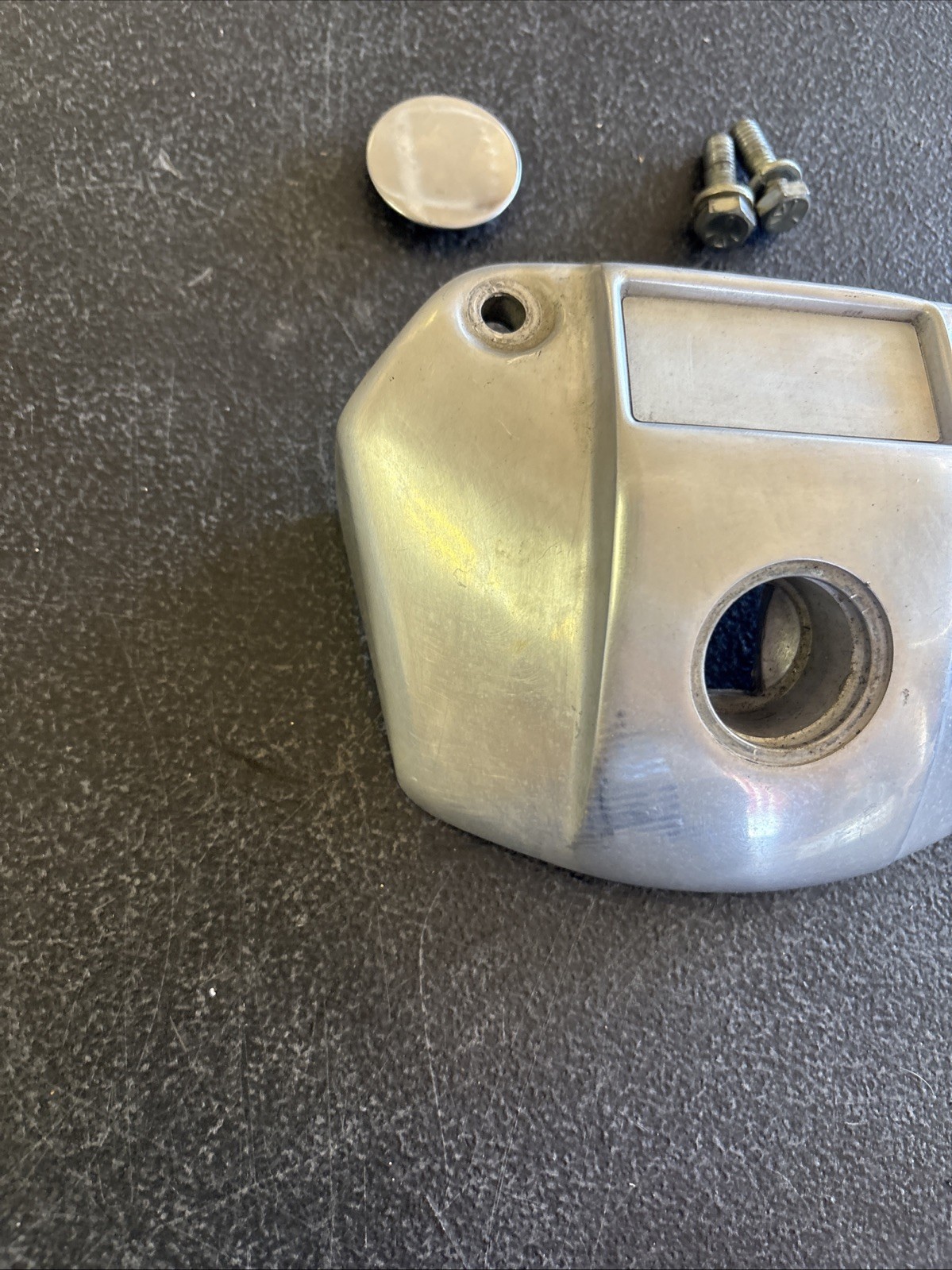 1992 Harley Sportster Headlight Eyebrow Mount Bracket Cover Trim