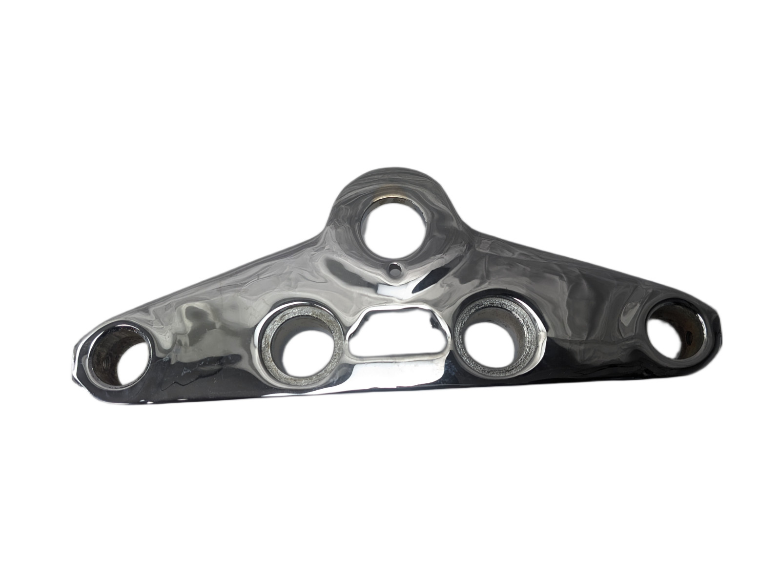 V-Twin 24-0007 Chrome Top Triple Tree Upper Triple Tree Fork Tubes FXWG FXST