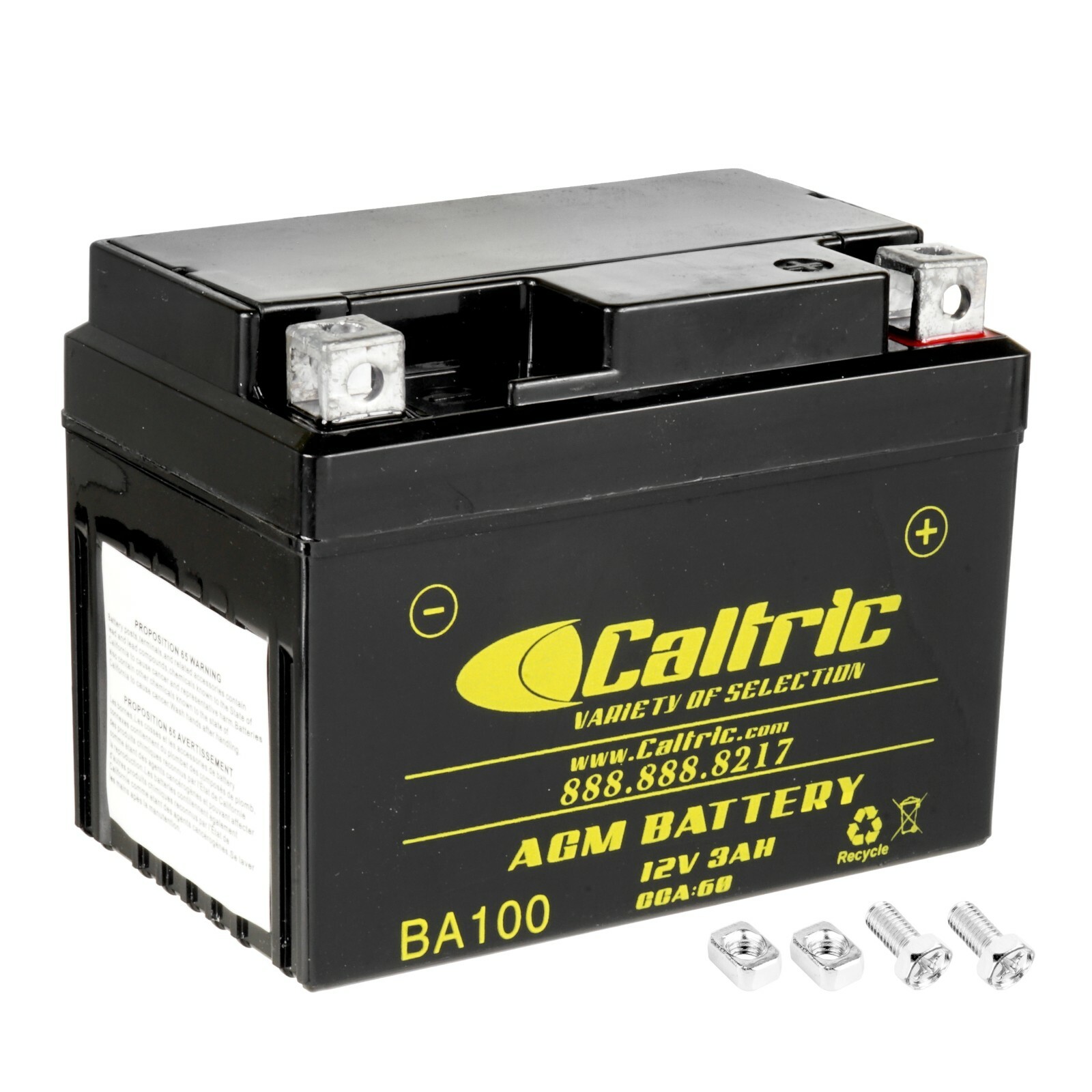 YTZ5S AGM Battery for Honda NCW50 Metropolitan 2016 – 2019 / 12V / 3 AH / CCA 60