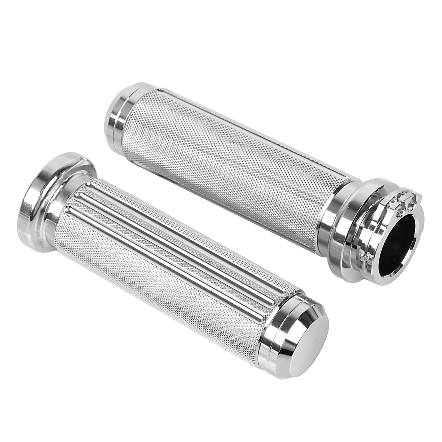 CNC Aluminum 1″ Handlebar Hand Grip For Harley Electra Glide Road King Softail