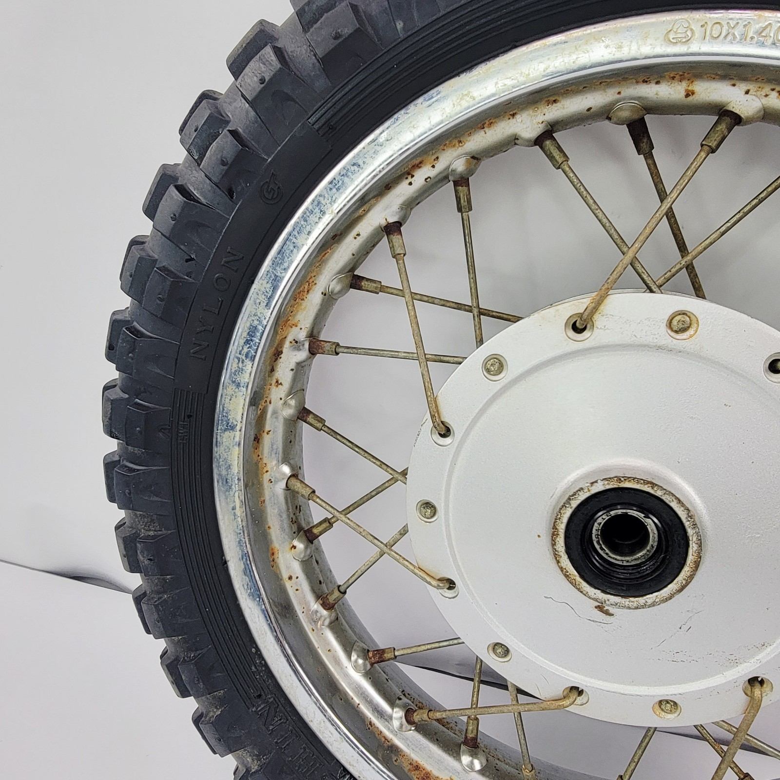 2006 06-25 Yamaha TTR 50 Front Wheel Rim With New Tire Included 10×2.50 Kenda