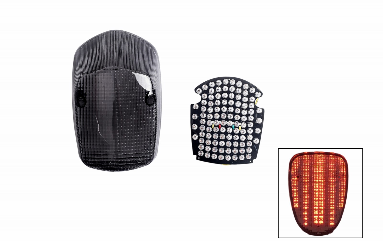 LED Taillight Rear Lamp Light For Honda Shadow Aero 1100; Sabre 1100; ACE 750