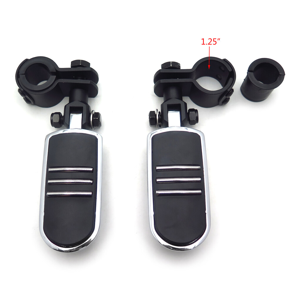 High Quality Billet Aluminum Motorcycle 1 Pair Of Streamliner 1″ 1-1/4″ Foot Peg